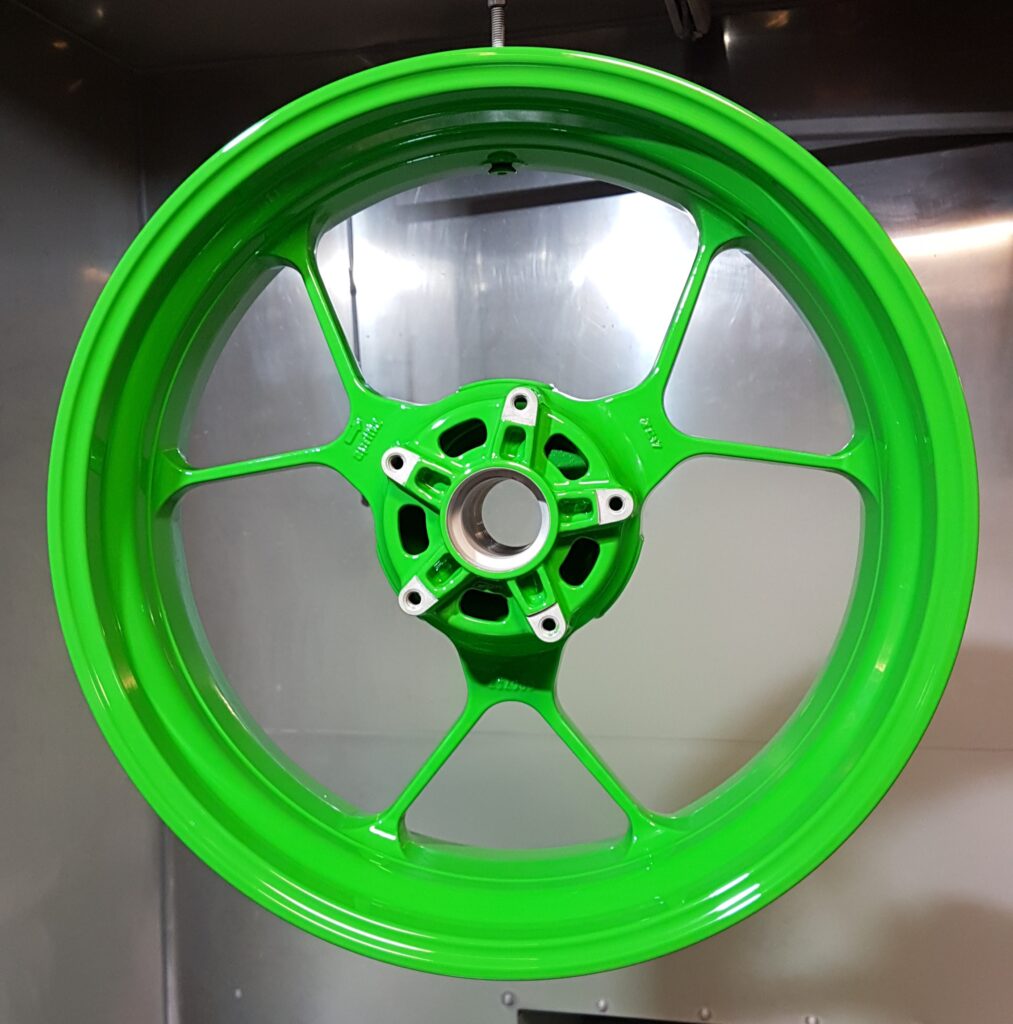 Motorradfelge Alu Pulverbeschichtet