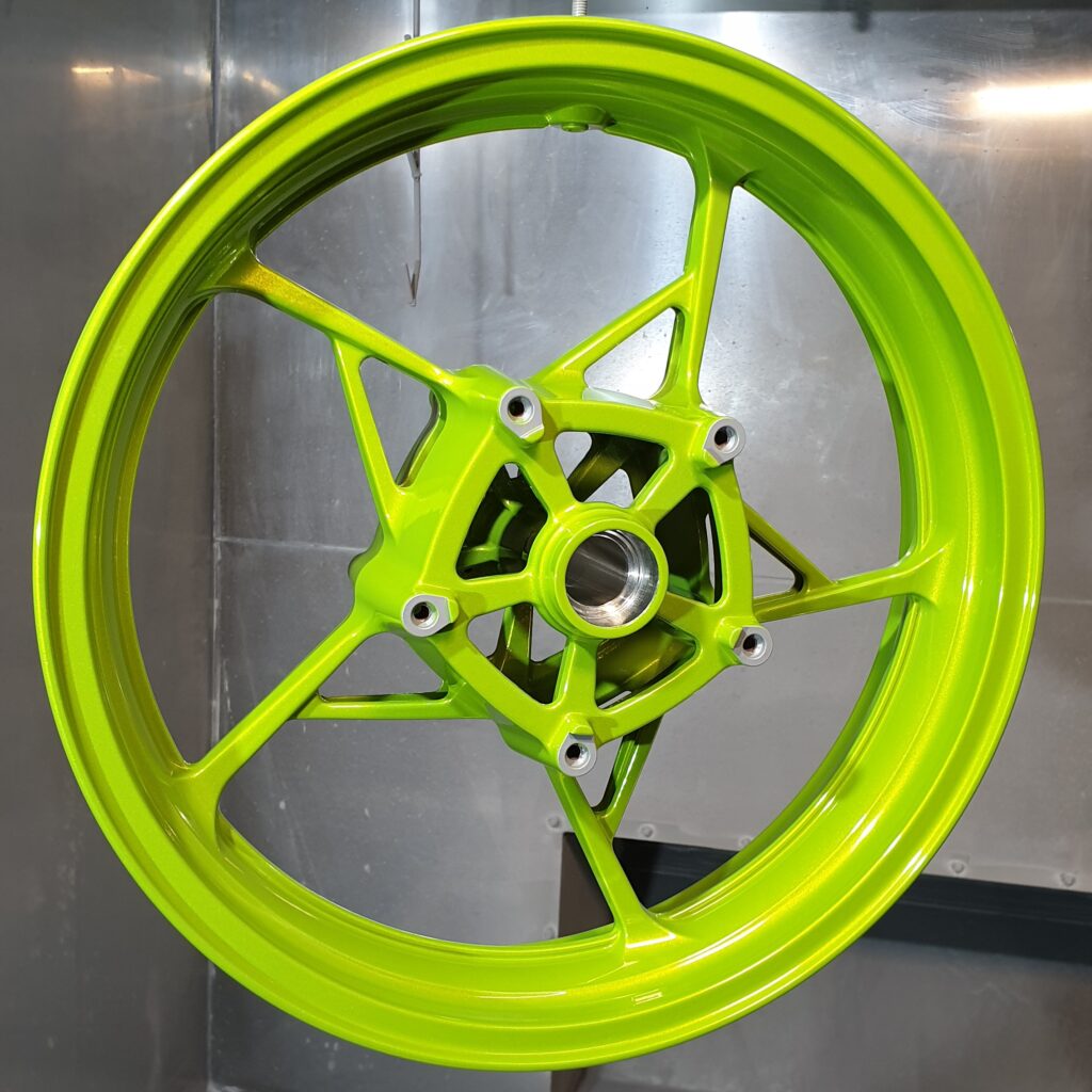 Motorradfelge Alu Pulverbeschichtet